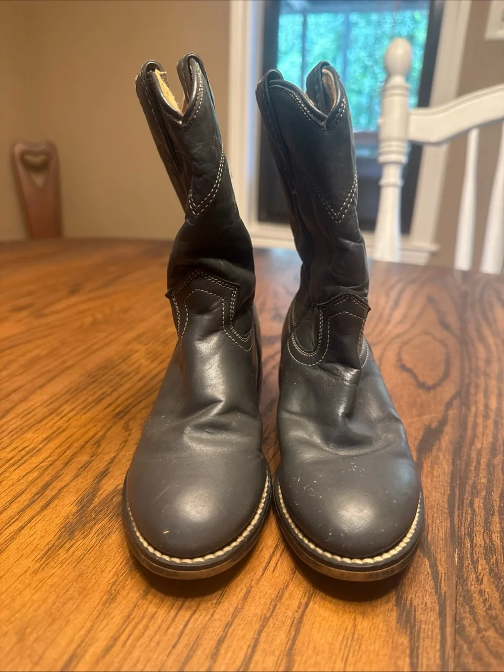 Toddler Cowboy Boots Justin 8.5 Grey